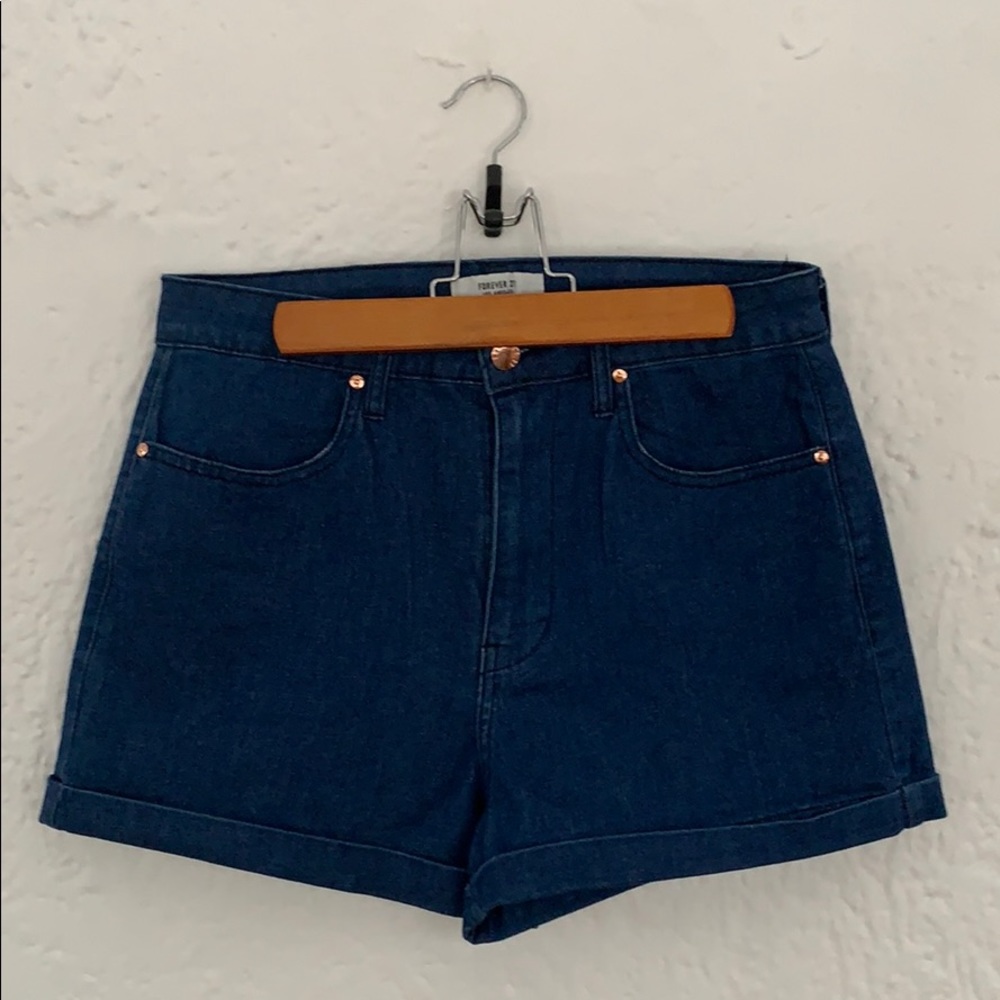 High rise shorts